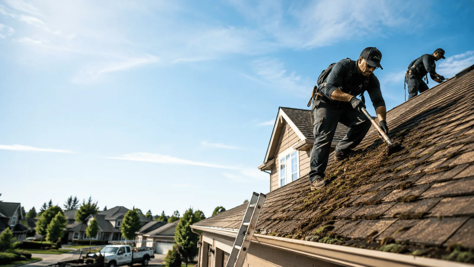 Roof Moss Removal in Sorento, IL near me